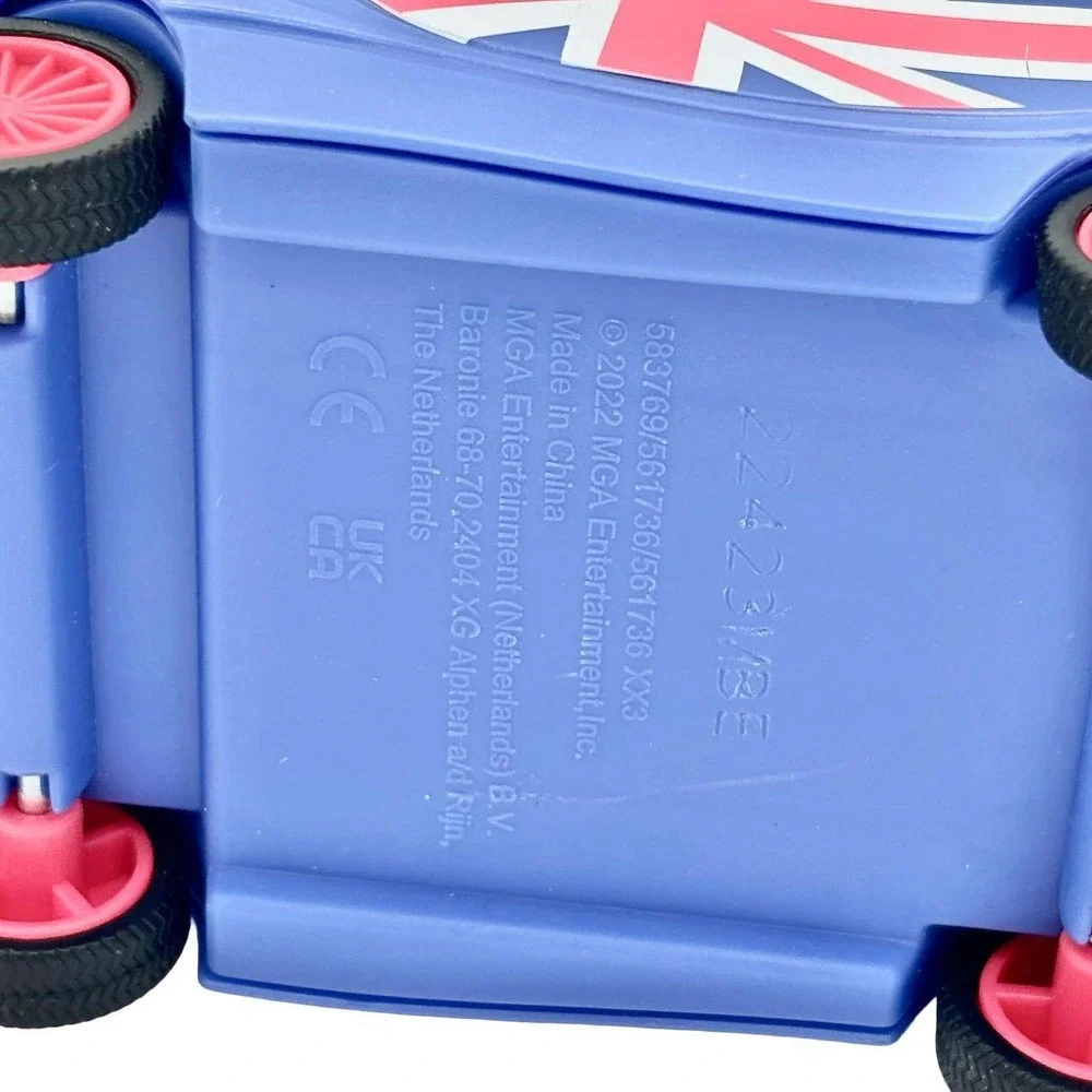 Little Tikes LOL Surprise! Music Tour Cozy Coupe Blue Union Jack Toy Car Trailer
